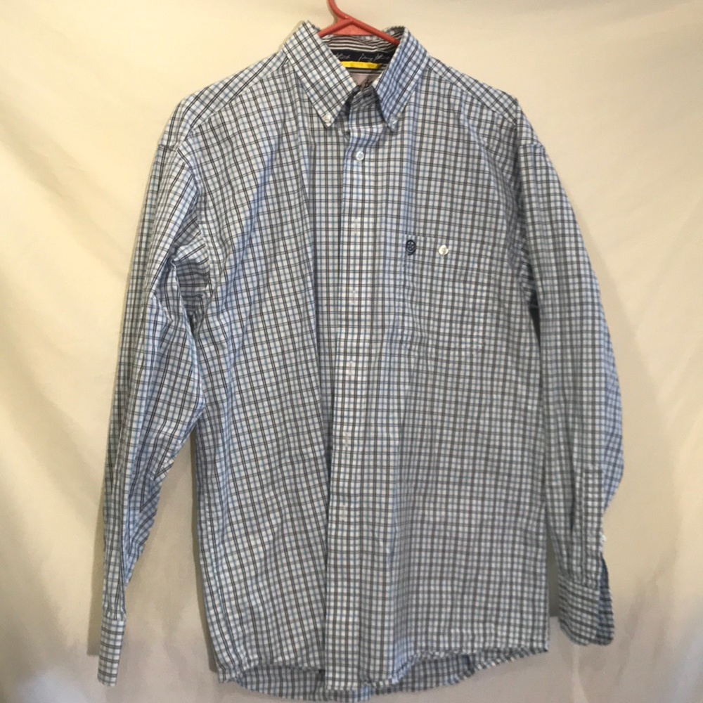 Men’s Medium Wrangler George Strait LS shirt